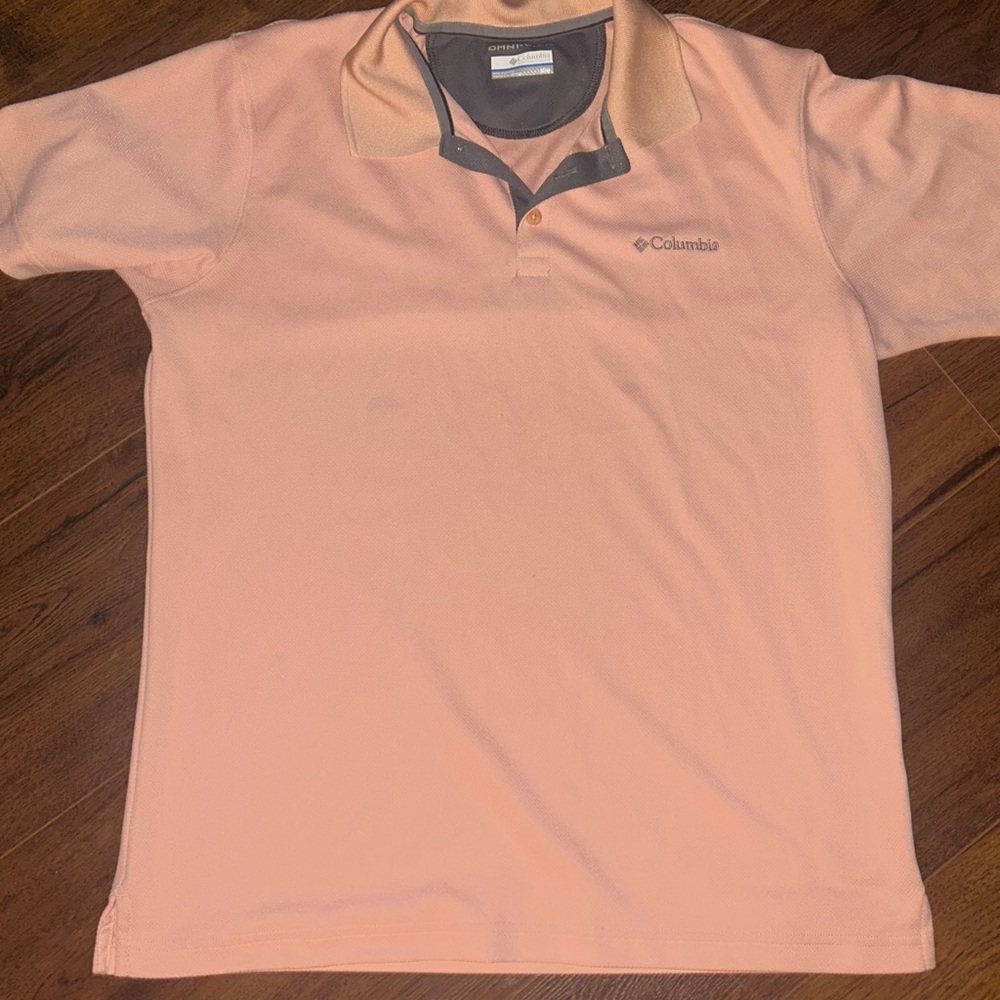Columbia Men's Orange Polo Shirt